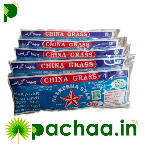 Agar Agar Powder - 10 gm, China Grass Powder, Kadal Paasi Perfect for Desserts, Cakes, Puddings & Jelly | Vegetarian Gelatin Alternative, Plant-Based (10 gm)
