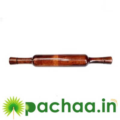 Wooden Roti Roller - Chapati /Phulka Wooden Roller for Home & Kitchen. (10 Inch)  (BROWN SHEESAM WOODEN FINISH)