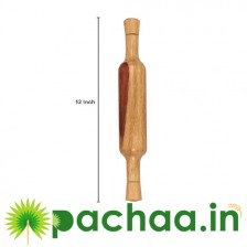 Wooden Roti Roller - Chapati /Phulka Wooden Roller for Home & Kitchen. (10 Inch)  (SHEESAM WOODEN FINISH)