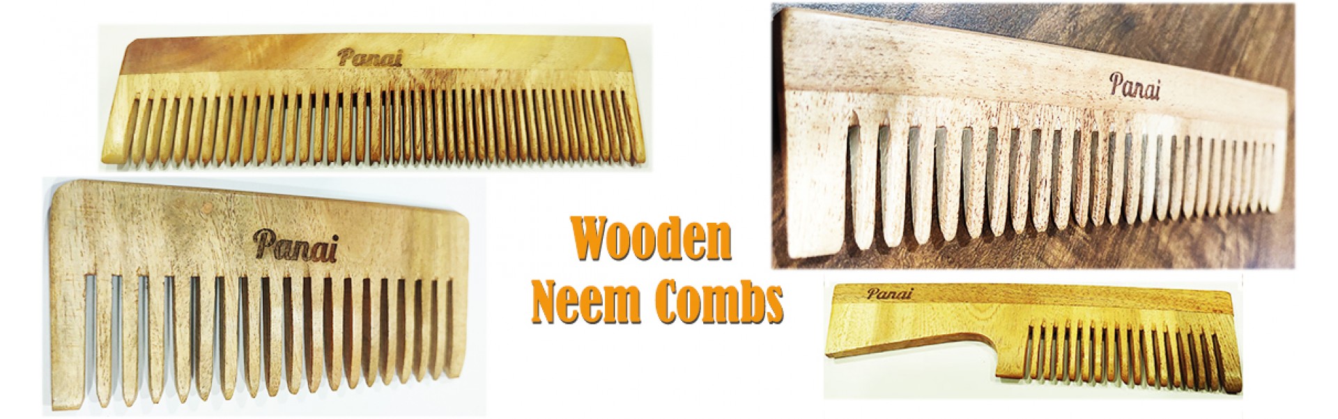Wooden Neem Ecofriendly Combs