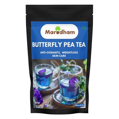 Butterfly Pea Flower Tea 50g (சங்கு பூ டீ) - Caffeine Free Detox Tea Butterfly Pea Flower Tea 50g (சங்கு பூ டீ) - Caffeine Free Detox Tea