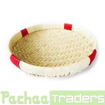 Palm Leaf Round Muram Solavu Winnowing Basket (SIZE: SMALL) Palm Leaf Round Muram Solavu Winnowing Basket (SIZE: SMALL)