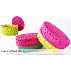 Panai Palm Leaf Peetal Oval Return Gift Box Panai Palm Leaf Peetal Oval Return Gift Box