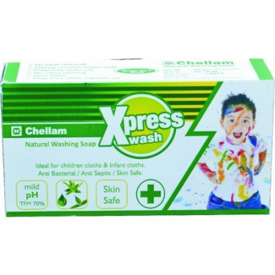 Chellam Xpress Wash Natural Washing Soap 225g Chellam Xpress Wash Natural Washing Soap 225g