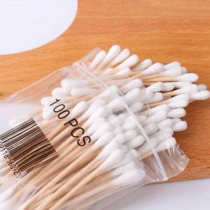 Wooden Ear Cleaning Swabs 100 Nos (20 Pack)