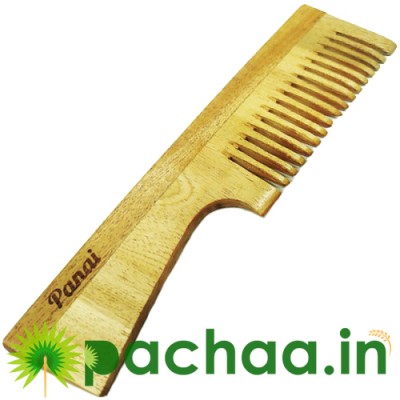 Wooden Wide Tooth Rake Pocket Neem Comb (மர அகல பல் வேம்பு பாக்கெட் சீப்பு)