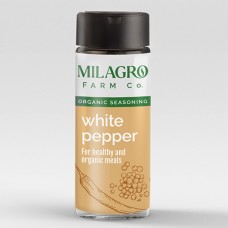 Milagro Organic White Pepper (Safed Mirch) Powder 90g