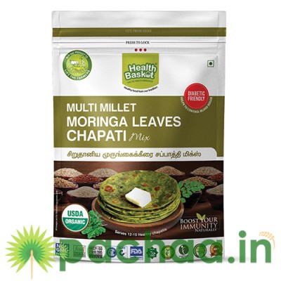 Millet Moringa Leaves Chapati Mix சிறுதானிய முருங்கை இலை சப்பாத்தி மாவு 500g