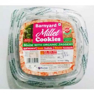 Barnyard Millet (Kuthiravaali Jhangora Odalu) Organic Jaggery Cookies 150g