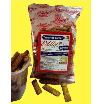 Millet Crispy Snacks - Tamarind 55g Millet Crispy Snacks - Tamarind 55g
