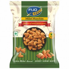 Millet Crunch Snacks - Jaggery Almond Rs.10