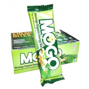 Mogo Moringa Organic Energy Bar (Pack of 10 Bars)