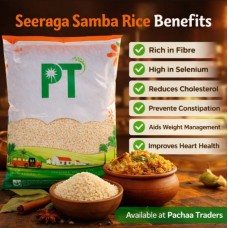 Organic Seeraga Samba Rice RAW W Organic Seeraga Samba Rice RAW W
